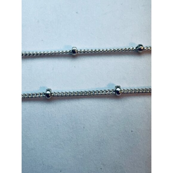 Sterling Silver 925 Green Crystal Christmas Tree Pendant Necklace, 17" Chain - Picture 10 of 11